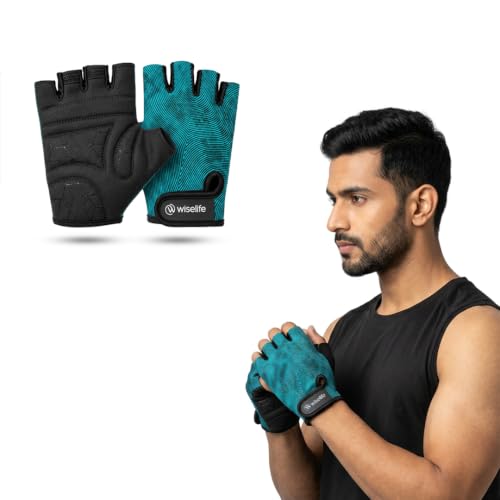 Image of Wiselife Gym Gloves for Men & Women | Weight Lifting & Workout Training Gloves