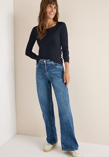 Cecil Basic Langarmshirt universal Blue S