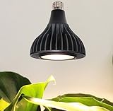 VALIKIY Grow Lights for Indoor Plants, 40W LED Full Spectrum Grow Bulb, 3000K Warm White (E26/E27), CRI 97+, Non-Dimmable, for Houseplants in Low-Light Rooms, Black