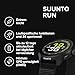 SUUNTO Run GPS Laufuhr, 1,32" AMOLED-Touchscreen, Leichtgewicht, Multisport, Aktivitätentracker, Präzises GPS, Herzfrequenz-/Schlaf-Tracking, 12 Tage Akkulaufzeit, 4GB Offline-Musikspeicher