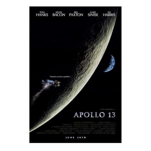 Apollo 13 1995 Movie Film Wall Art Print for Theater Movie Night Room Decor 24x36 Poster