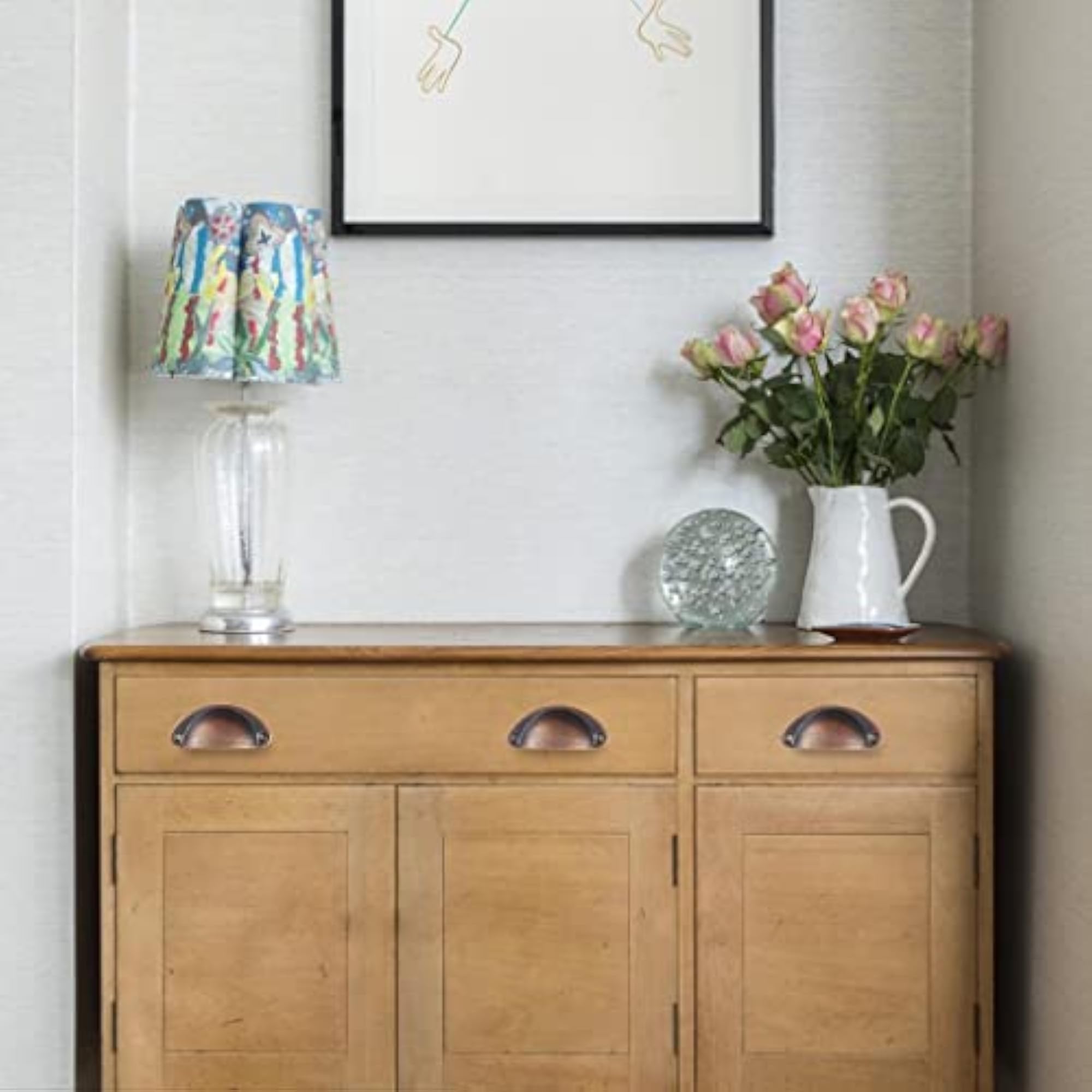 Cup Pulls Cabinet Dresser Shell Pull Drawer Handles