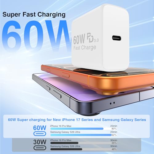 QZIIW 60W Super Fast Charger Type C for iPhone 15 16 17 18 Pro Max Samsung by QZIIW - Used condition - Image 2
