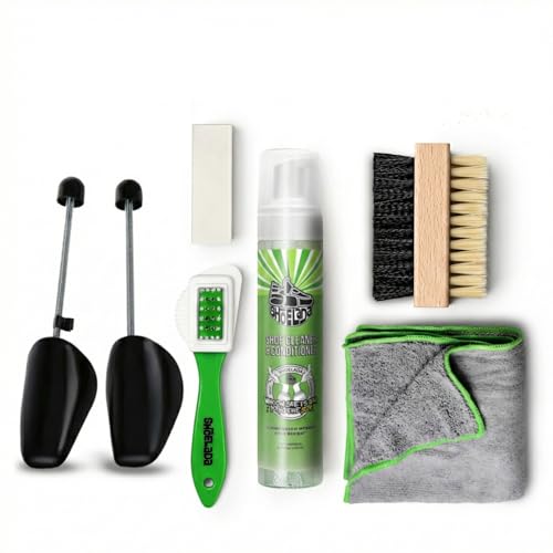 Shoelada Ultimate Suede Cleaning Bundle, Includes Foam Cleaner, Brush, Eraser,