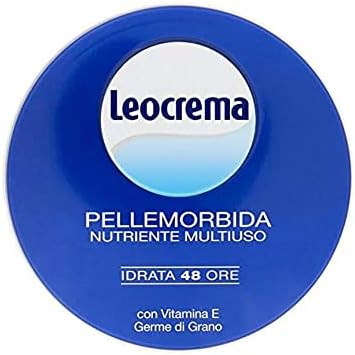 Leocrema:"Pellemorbida" Multipurpose Nourishing Cream with Vitamin E and Wheatgerm 150ml 5.07fl.oz [ Italian Import ]