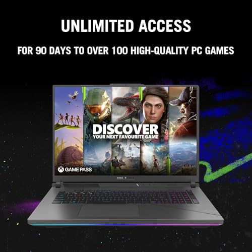 ROG Strix G18 - Computer portatile da gioco da 18", display 2,5K 240Hz, licenza Microsoft Office a vita, Intel 24-Core i9-14900HX, GeForce RTX 4060, RAM DDR5 da 64 GB, SSD da 1 TB, tastiera RGB, - Notebook - Immagine 6