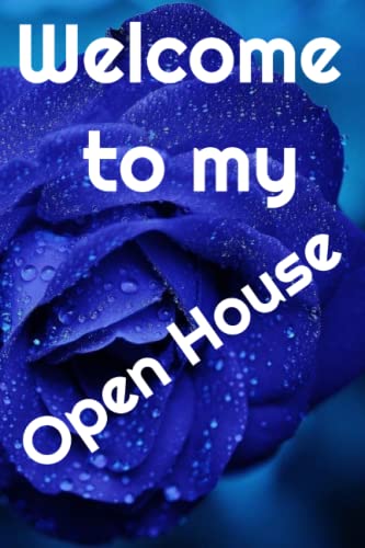 open house guest book - Open House Guest Book