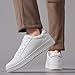 ANALEAF Mens Casual Shoes Fashion Dress Sneakers Classic Walking Shoes All White