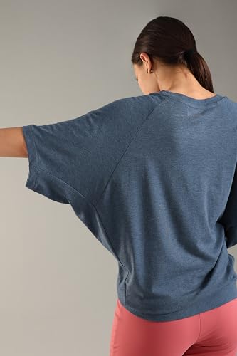 Image of Women UPF Sun Protection Eco Friendly Yoga Top with Batwing Sleeve