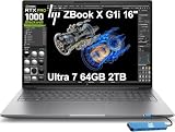 Compare HP ZBook X G1i 16″ vs other laptops