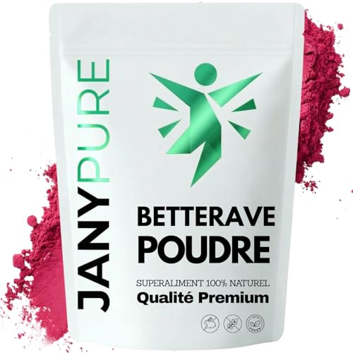 Poudre de Betterave Rouge 250g Pure | Booster de Performance Sportive | Riche en Nitrates Naturels pour Énergie, Endurance, Oxygénation | Pré-Workout...