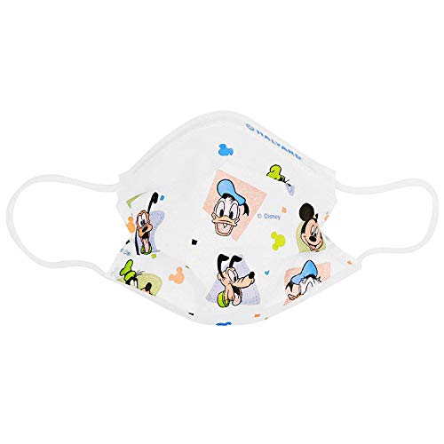 Disposable Face Masks with Elastic Ear Loop 3 Ply Breathable and Comfortable, Kids Ages 4-12-(10 Masks)