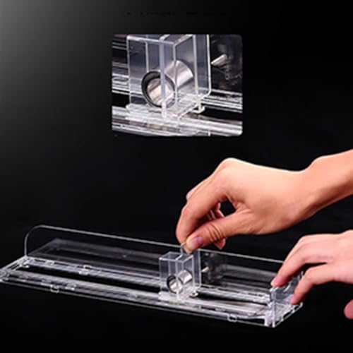 Wall Mounted Cigarette Display Rack with Lock, Auto Cigarette Pusher, Sliding Door Case Holder, Black Cigarette Showcase Cabinet, Size 92.5x28.8x75cm