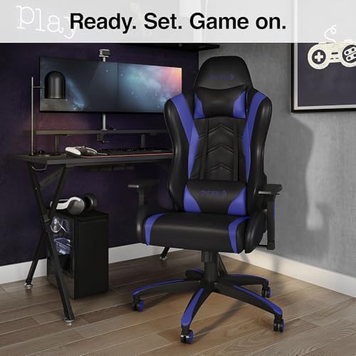 Image of Staples Emerge Vartan Gaming Chair, Ergonomic, Black, 2-Pack | Adjustable height swivel chair for gaming and everyday office use.