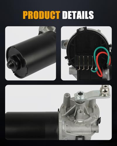 Image of ROADFAR Front Windshield Wiper Motor Replacement for 2001-2002 for for S4,1998-1999 for for 0390241148, 8D1955113A, 8D1955113B, 8D1955113 Wiper Motor 5 Pins