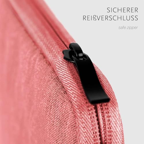 Funda Surface Laptop Go 3 impermeable moex rosa con bolsillo para accesorios portátil 5