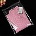 J-Beauty 15.5 x 11.5 Inch Clear Apparel Bags Self Seal Flap for T-shirt,Clothes,Party Wedding Gift Bags (100 Pcs)