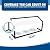 CFS 927203 Acrylic Adjustable Single Sided Sneeze Guard with Aluminum Frame, 73.62" Length x 12.44" Depth, Black