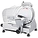 ZENY 10" Blade Commercial Meat Slicer 240W 530 RPM Electric Deli Cheese Food Slicer Veggies Cutter