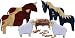 Produktbild ORGINAL Winzling BIEGEPUPPEN Tiere Holz Ergänzungs Weihnachtskrippe 7er SET