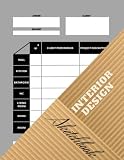 Interior Design Sketchbook: Notebook for Interior Designers, Decorators and Architects