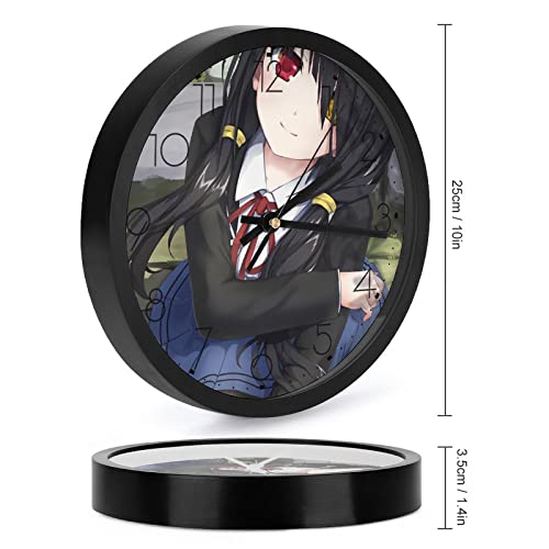 Pendule murale silencieuse avec mécanisme à quartz fluide de 25.4cm - 3