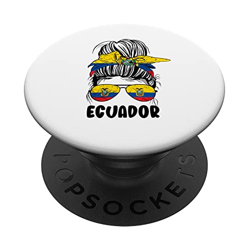 Ecuadorian Girl Ecuador ragazza Chica Ecuatoriana bandiera Donne PopSockets PopGrip Intercambiabile