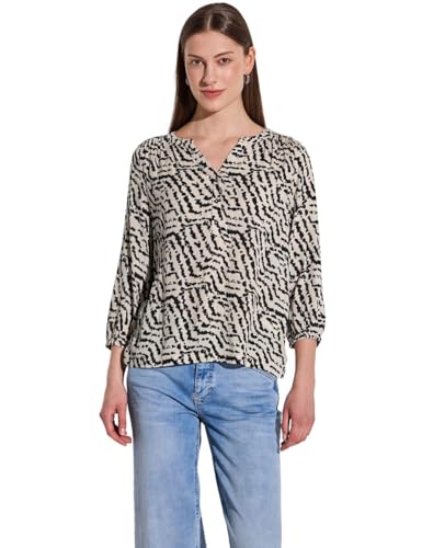 T-shirt au look chemisier Street One A323169 fini les hauts serrés et froissés