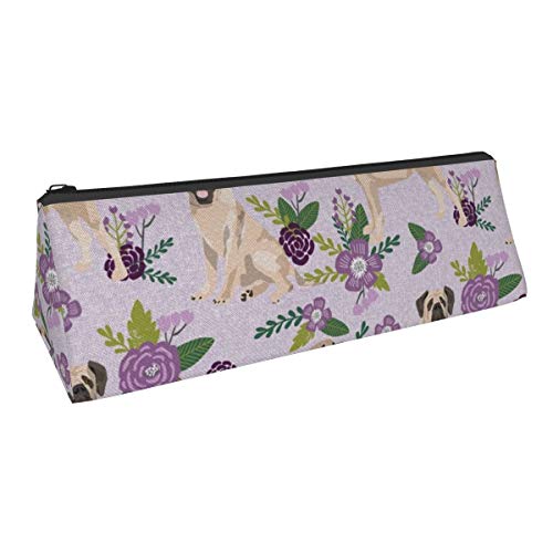 Preisvergleich Produktbild English Mastiff Haustier-Steppdecke, Blumenmuster, Kollektion, tragbar, stilvoll, Stifttasche, Kosmetiktasche, Tasche für Mittelschule, Universität, Büro, Studenten