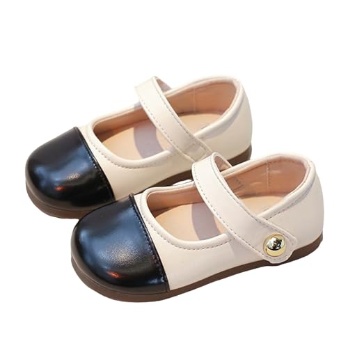 IWIHMIV Girls Leather Ballet Shoes Flat Non Slip Soft Mary Jane Walking Party Comfortable Non Slip Dress Shoes2