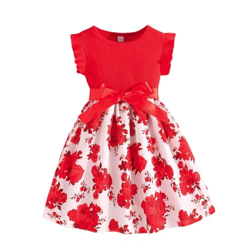 Image of Toddler Girls Tutu Dresses Cute Casual Short Sleeve Dress for Summer Daily Home School Party 2-8T