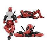 3 Piezas Deadpool y Lobezno para Coche - Figura de Superhéroes Marvel, Colgante Oscilante para Salpicadero o Parabrisas, Decoración Interior Divertida para Fans para Amantes del Cómic