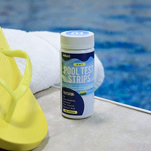 Milliard-Pool-Test-Strips--for-Pool-Water-Hot-Tub-and-Spa-5-Way-Test-Strips-100-Count Milliard-Pool-Test-Strips--for-Pool-Water-Hot-Tub-and-Spa-5-Way-Test-Strips-100-Count