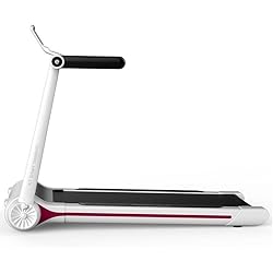 Maquina Matrix Fitness Clover Fitness - A7 - Cinta de Correr y Andar Plegable ultracompacta, Velocidad máxima 12 km/h, Pulsómetro, Superficie de Pista 40x100 cm, Potencia 2 HP, Color Blanco, 125x70x116 cm