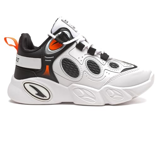 Image of ASIAN Kids VISION-01 Stylish Casual Chunky Sneakers with Laces for Boys, Trendy and Comfortable Shoes Perfect, Walking, and Outdoor Play, Lightweight and Durable Design Suitable for Kids