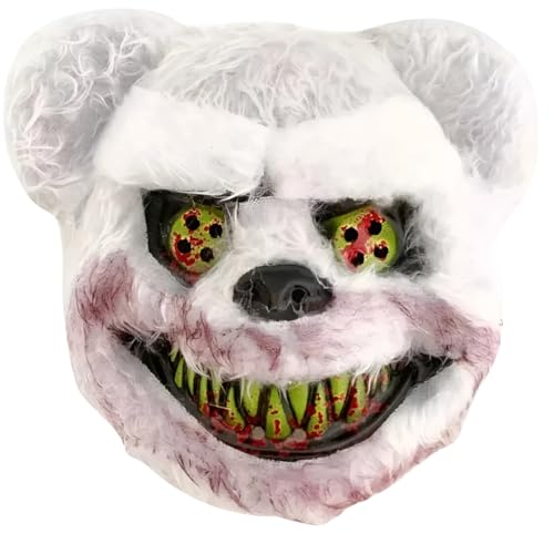 Máscara Festa Fantasia Coelho Urso Pelúcia Terror Grande Halloween Carnaval Rave Infantil Adulto Mas