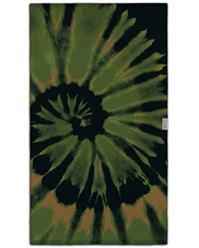 Leus Beach Eco Towel – 100% Certified Sustainably-Sourced Cotton, Soft, Super Absorbent, Quick Drying – For Beach, Pool, Swimming, And Travel - Tie Dye Camo #TOP3