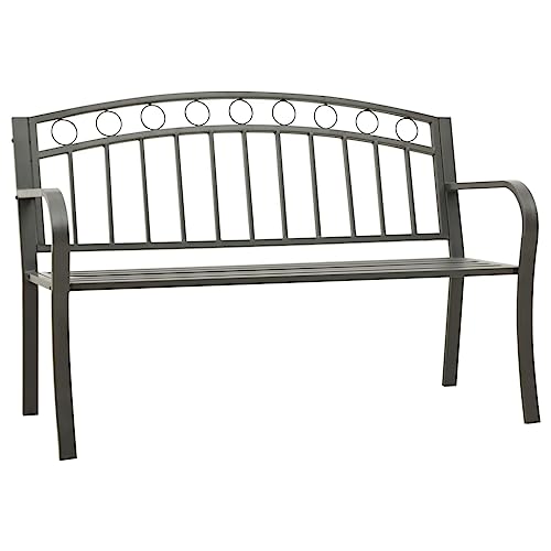 Banc de jardin en acier robuste pour remplacer les sièges fragiles