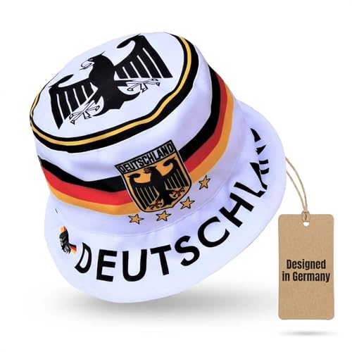Generisch Deutschland Sonnenhut, Fischerhut, Anglerhut, Buckethat, Hut-Größe 59-61 cm