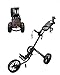 CaddyTek Caddylite 15.3 V2 - Deluxe Quad-Fold Golf Push Cart Version 2, Black