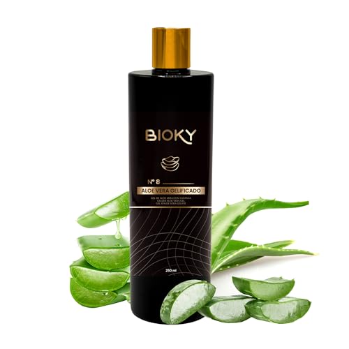 Gel Aloe Vera 100% Natural 250ml – Puro, Orgánico, Hidratante y Calmante – Piel Hidratada e Iluminada | Natural y Versátil: Aftersun, Piel, Cabello, Calmante, Post Depilación, After Shave (250 ml)
