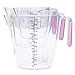 Toyvian Kuchnia Miarka Ukończył Pomiaru I Mieszania Dzban Dzbanek Pomiarowy Kuchnia Gotowanie Piekarnia Narzędzie Do Kuchni Laboratoryjnej 250Ml 500Ml 1000Ml