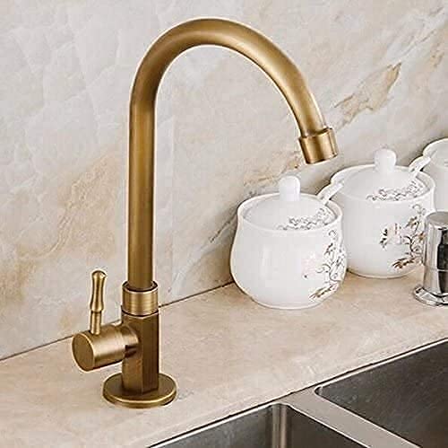 Mitigeur d'évier anti-éclaboussure avec robinet cascade en laiton durable