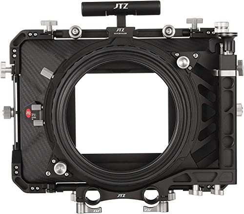 Foto4Easy Carbon Fiber Matte Box,Jtz Dp30 4X5.65 Swing-Away Matte Box With 15Mm/19Mm Rod Rail Rig For Sony Fs5 Fs7 Arri Red Canon C100 C200 C300 Blackmagic Bmpcc Bmcc Pocket Cinema Panasonic Camera #TOP1