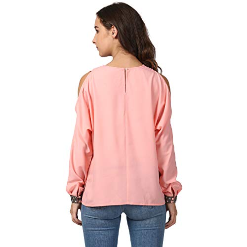 Image of Harpa Women's Polyester Round Neck Regular Fit Top