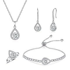 A-Teardrop set silver