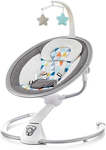 Znesd Sway sencilla Oscilación del bebé, bebé de 360 ​​grados Ajuste de la dirección puede girar en cualquier ángulo, agitar izquierda y derecha, adelante y atrás, etc. (Color : Gray)