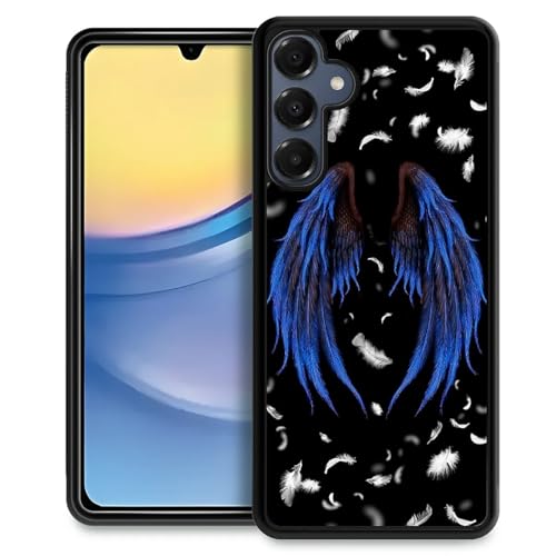 ZHEGAILIAN Compatible with Samsung Galaxy A16 Case,Pattern Design Hard PC Back Cover Non-Slip Shock Absorption Soft TPU Protective Case for Samsung Galaxy A16 6.7inch-Angel Wings