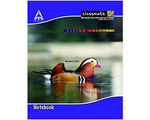 Image of Classmate Notebook - 190mm x 155mm, Hard Cover, 172 Pages, Single Line - Pack of 6