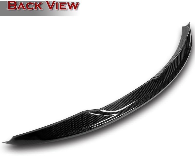 STP-Style Real Carbon Fiber Rear Trunk Duckbill Lid Spoiler Wing Compatible with 2011-2014 Infiniti M37 M56 M35 Q70 2012 2013